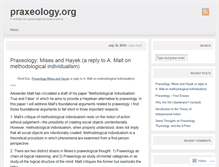 Tablet Screenshot of praxeology.org